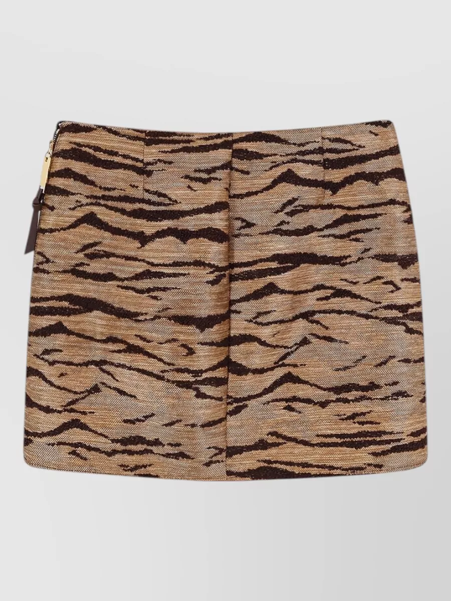 Elisabetta Franchi Embroidered Mini Skirt