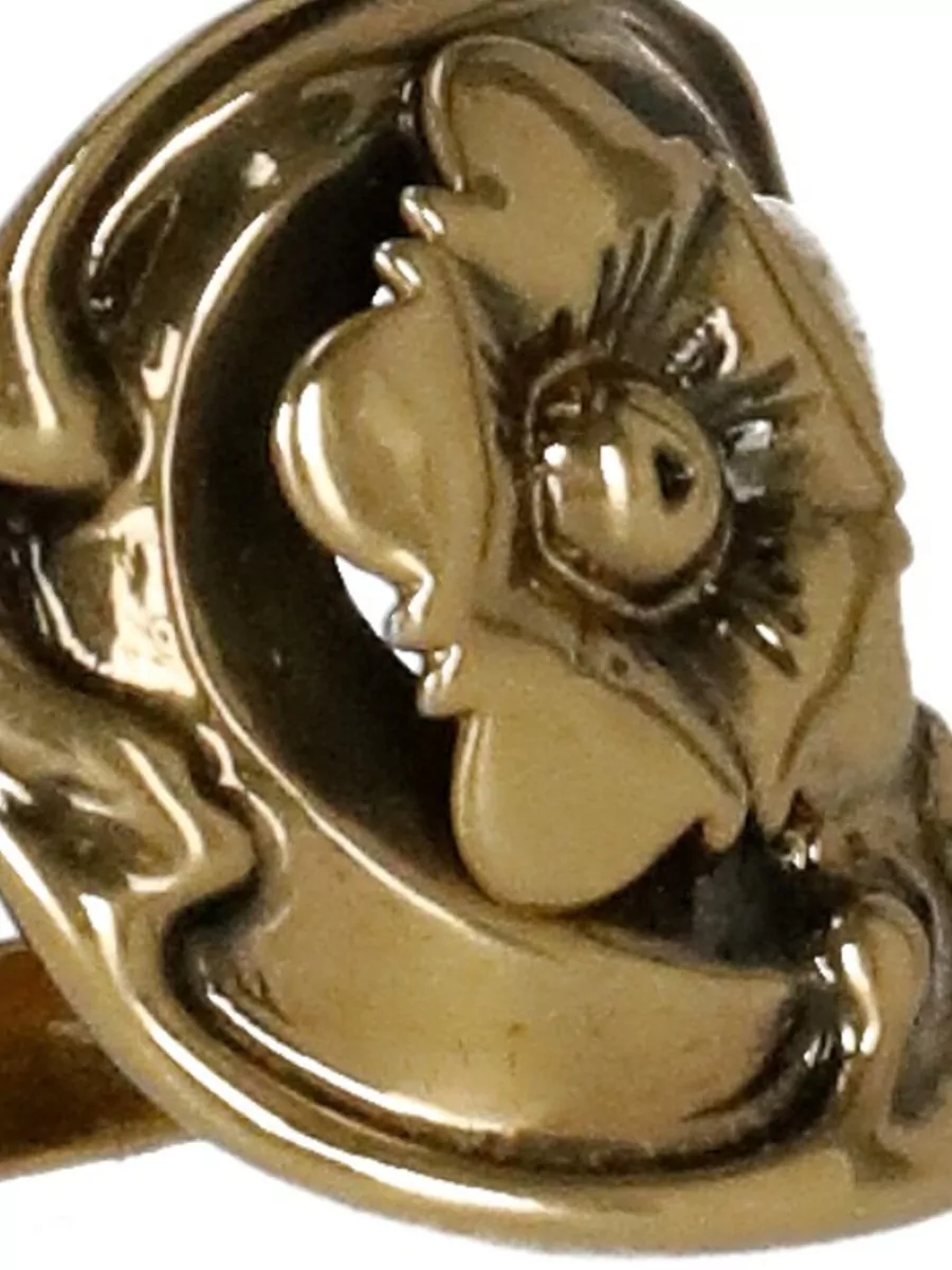 Etro Womens Ring Adjustable Band Floral Detail