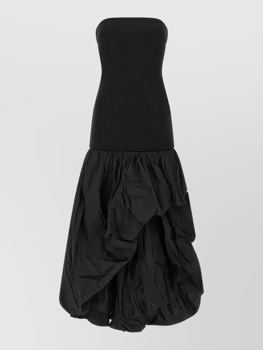 Rotate Birger Christensen mini bubble train midi dress