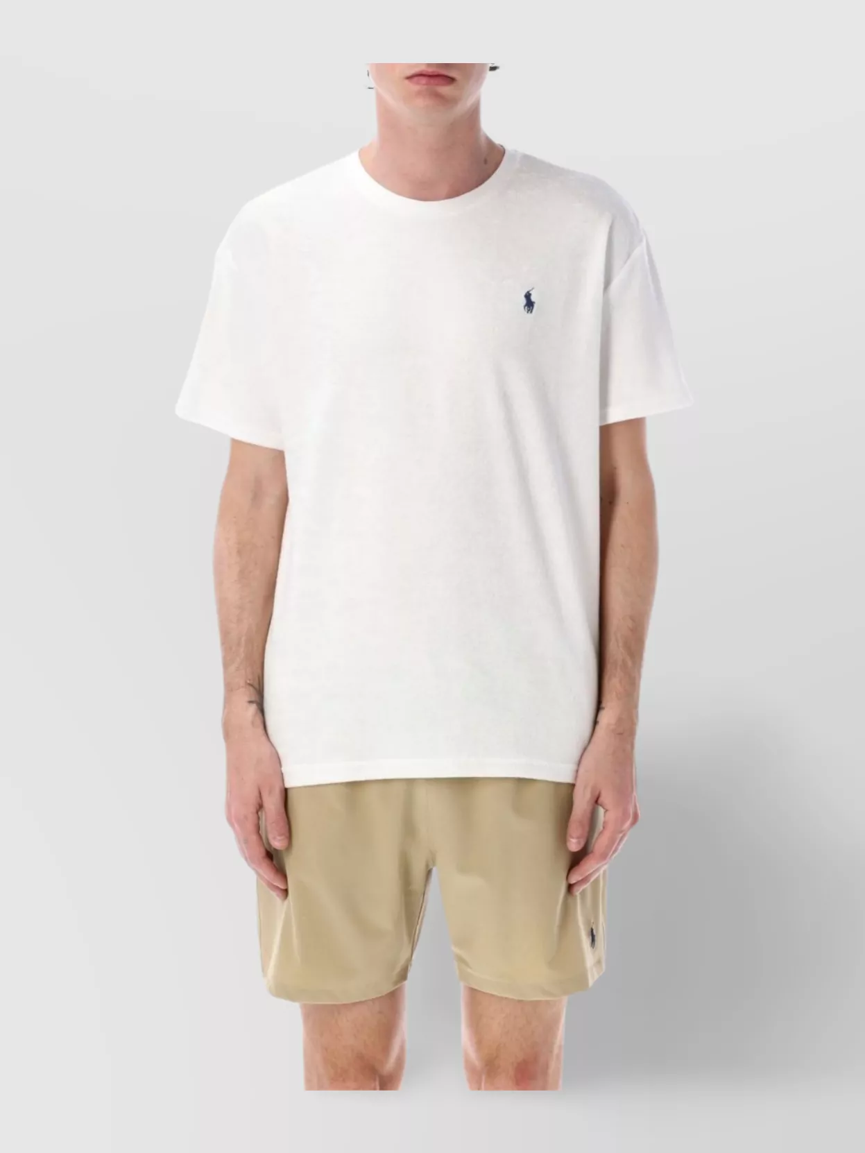 Polo Ralph Lauren Cotton Blend Crewneck Logo T-Shirt