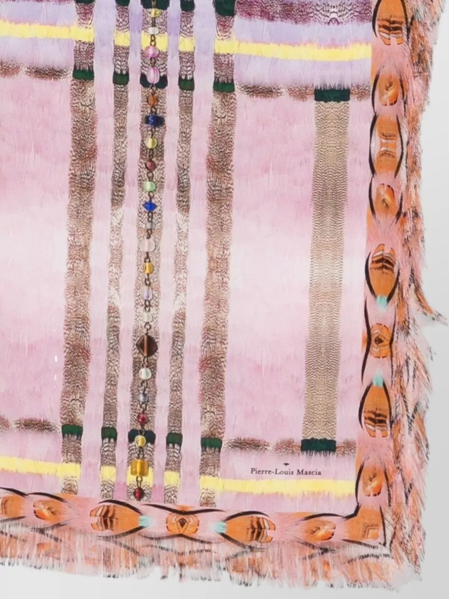 Pierre Louise Mascia Printed Silk Scarf
