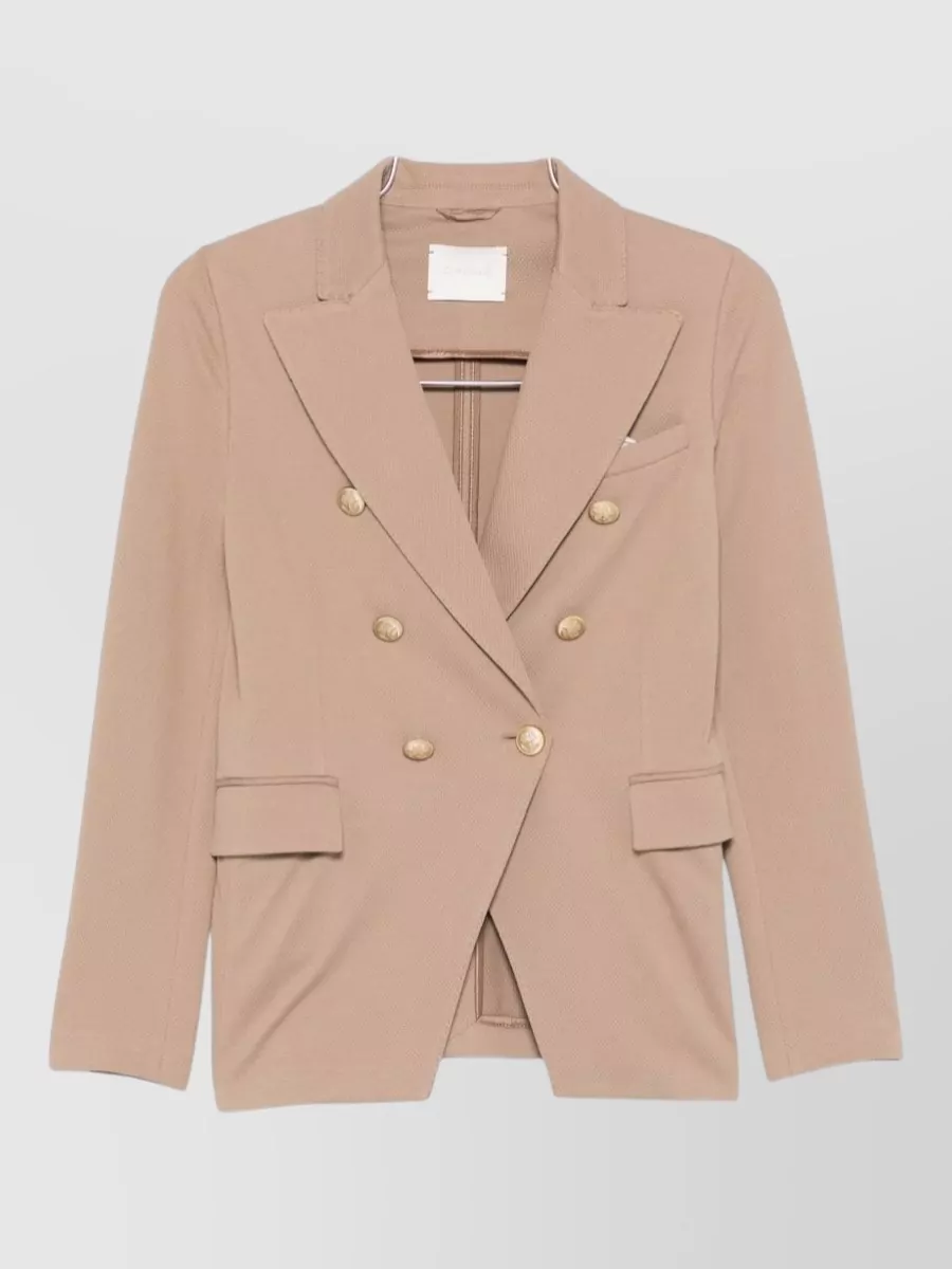 Circolo 1901 textured double-breasted blazer
