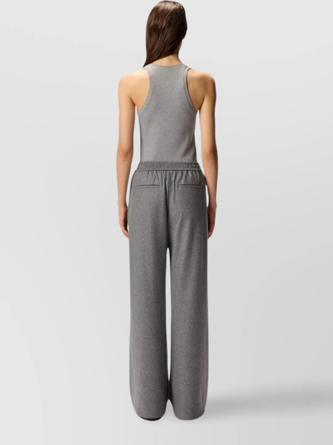 Pinko Wide-Leg Trousers With Pockets And Elastic