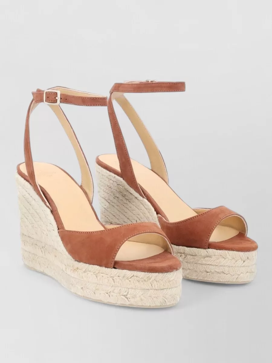 Castaner Leather Espadrille Sandals