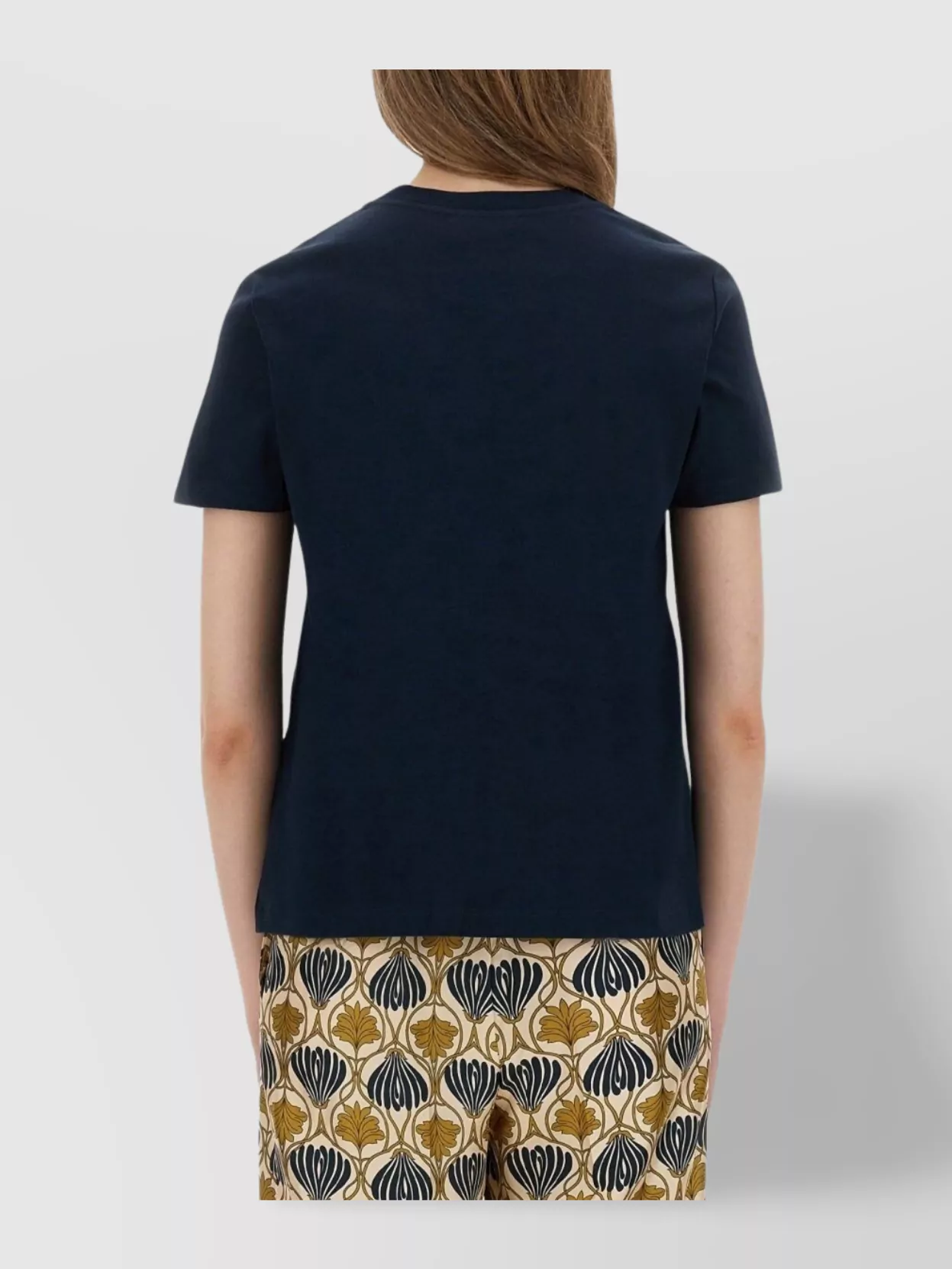 S Max Mara Regular Fit Crew Neck T-Shirt With Pocket