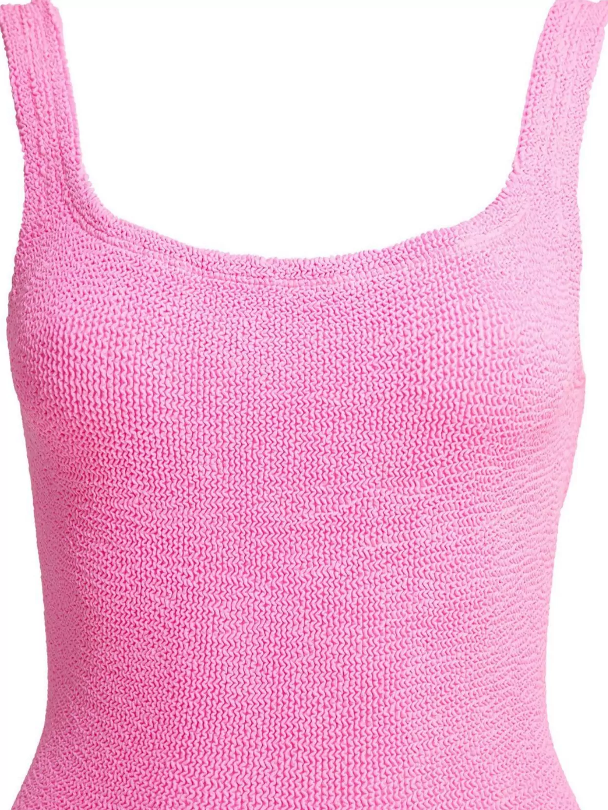 Hunza G Classic Square Neck One Piece In Pink