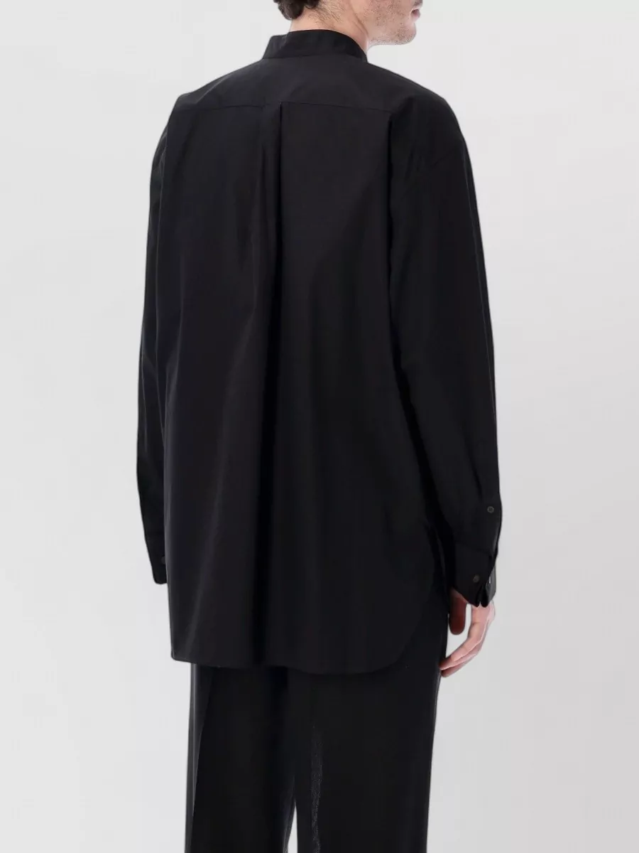 Dries Van Noten Cotton Oversized Tuxedo Shirt