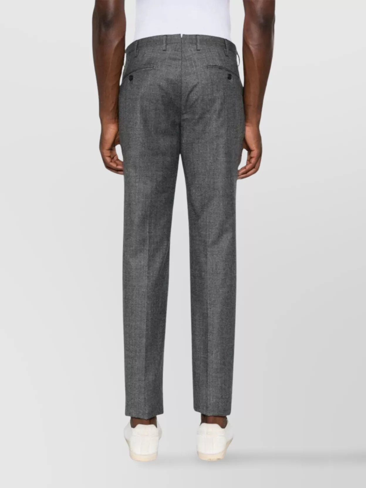 Incotex Virgin Wool Straight-Leg Trousers