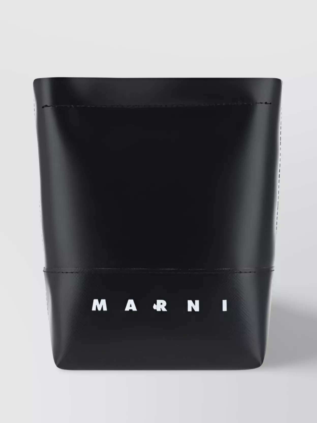 Shop Marni Adjustable Strap Canvas Shoulder Bag