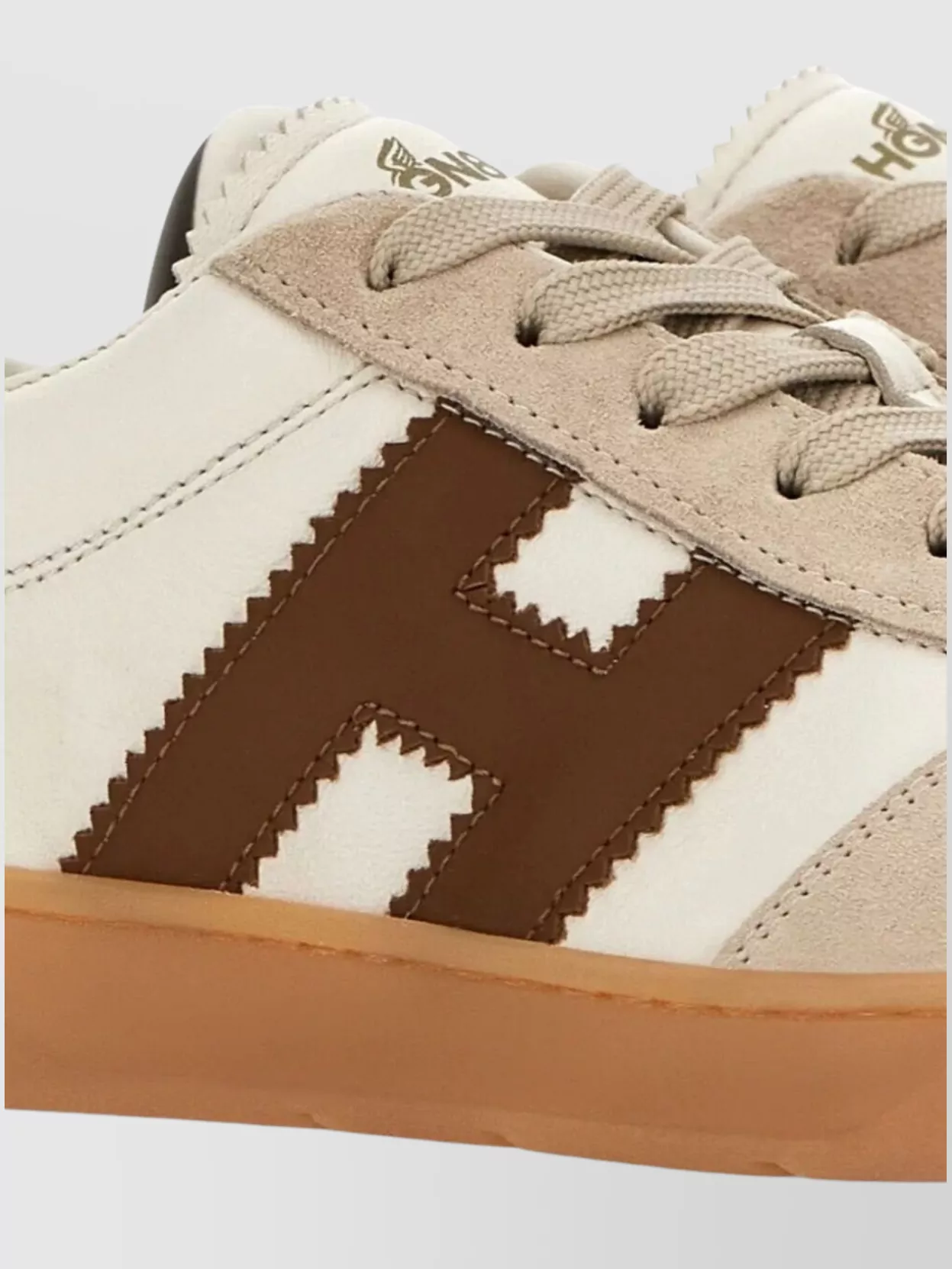 Hogan Smooth And Suede Leather Sneakers With Rubber Sole