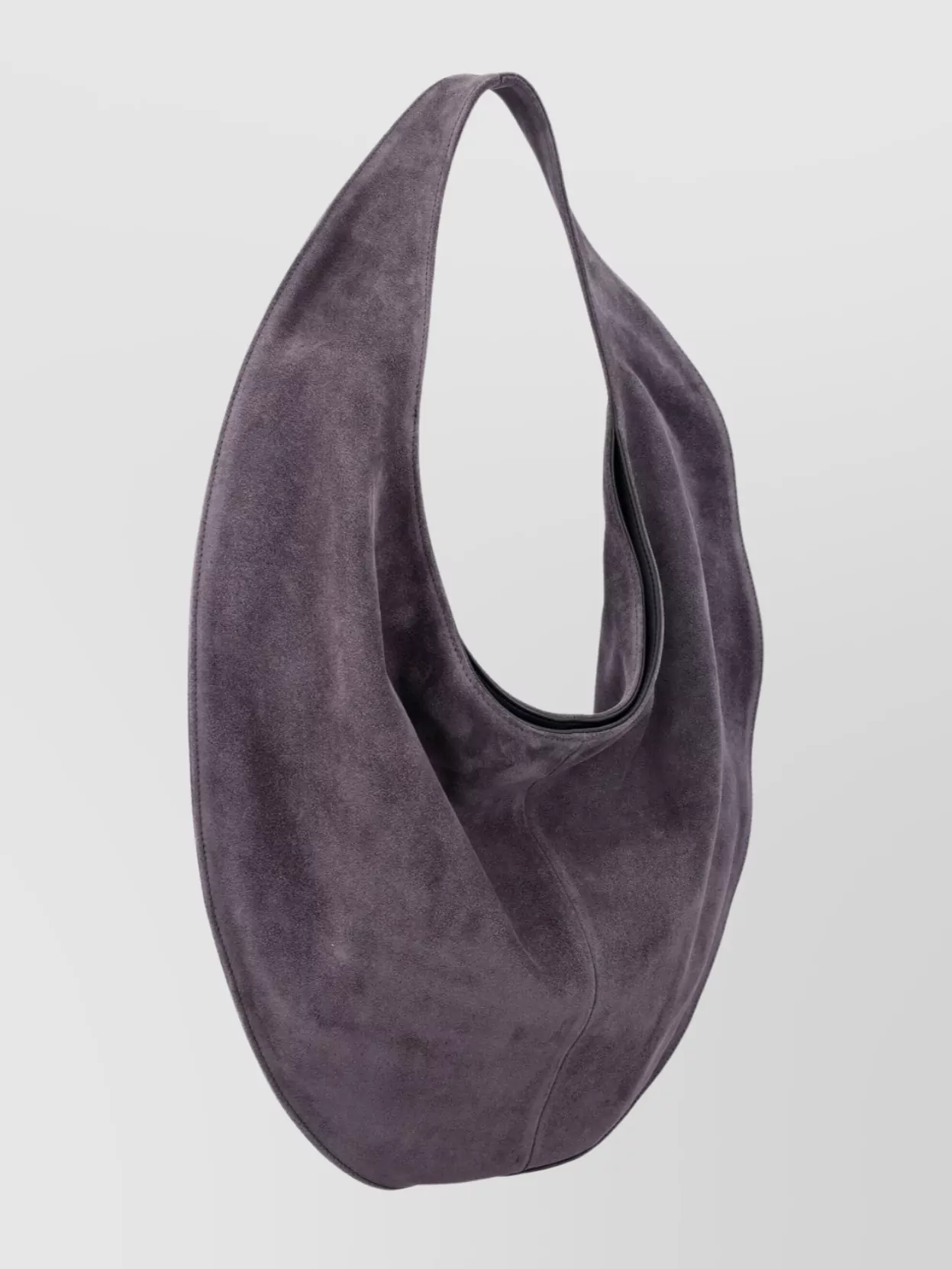 Maeden Suede Market Tote Curved Shape