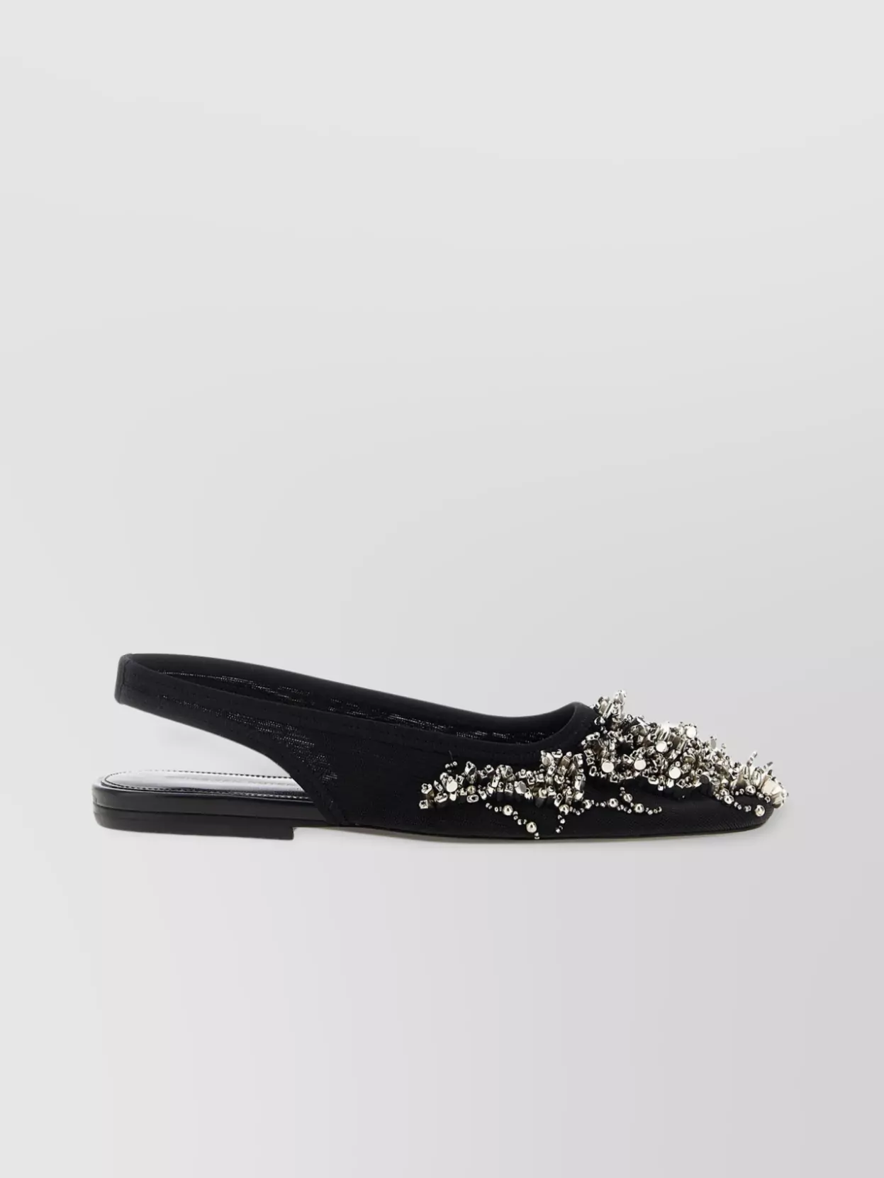 Dries Van Noten Beaded slingback with embellished open back