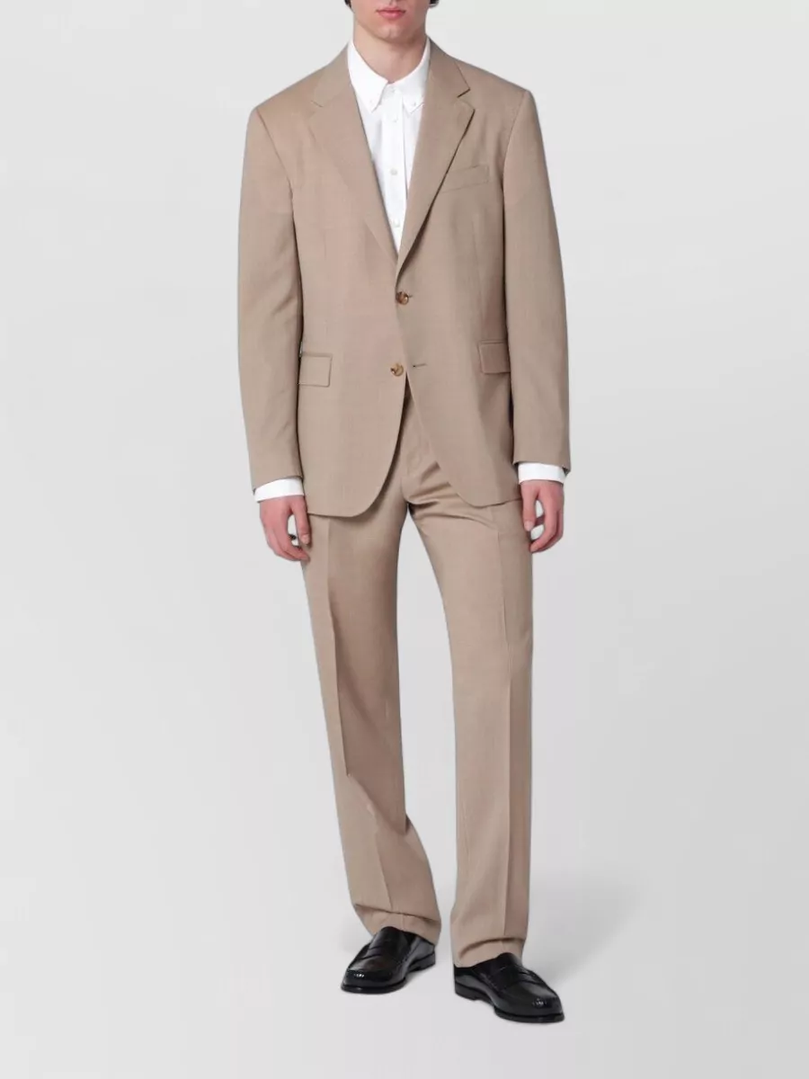 Lardini virgin wool single-breasted suit
