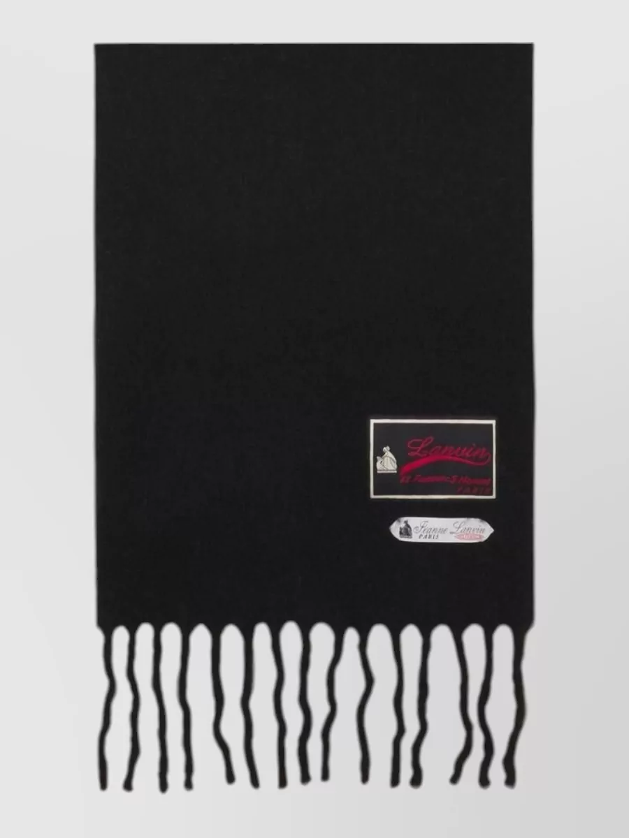Lanvin alpaca wool scarf