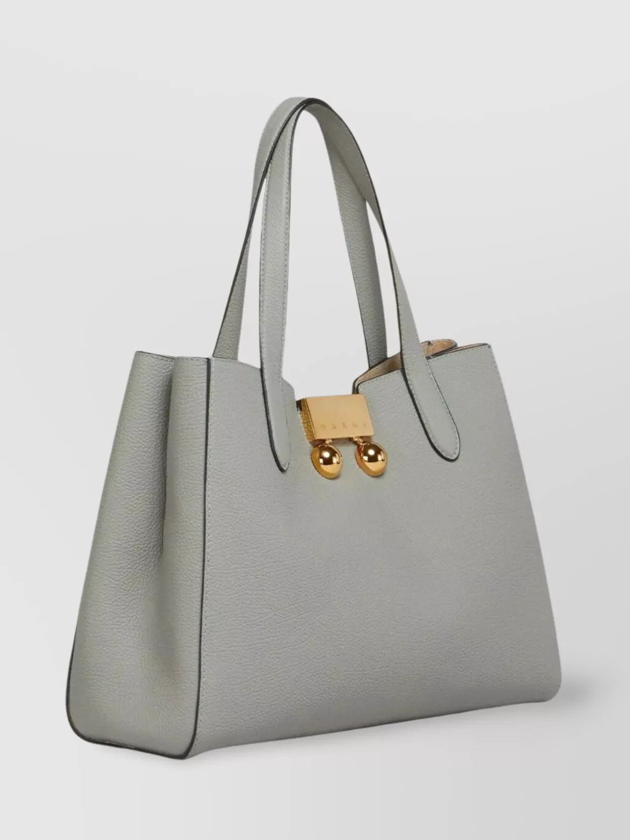 Marni Compact Tote Bag Gold Hardware