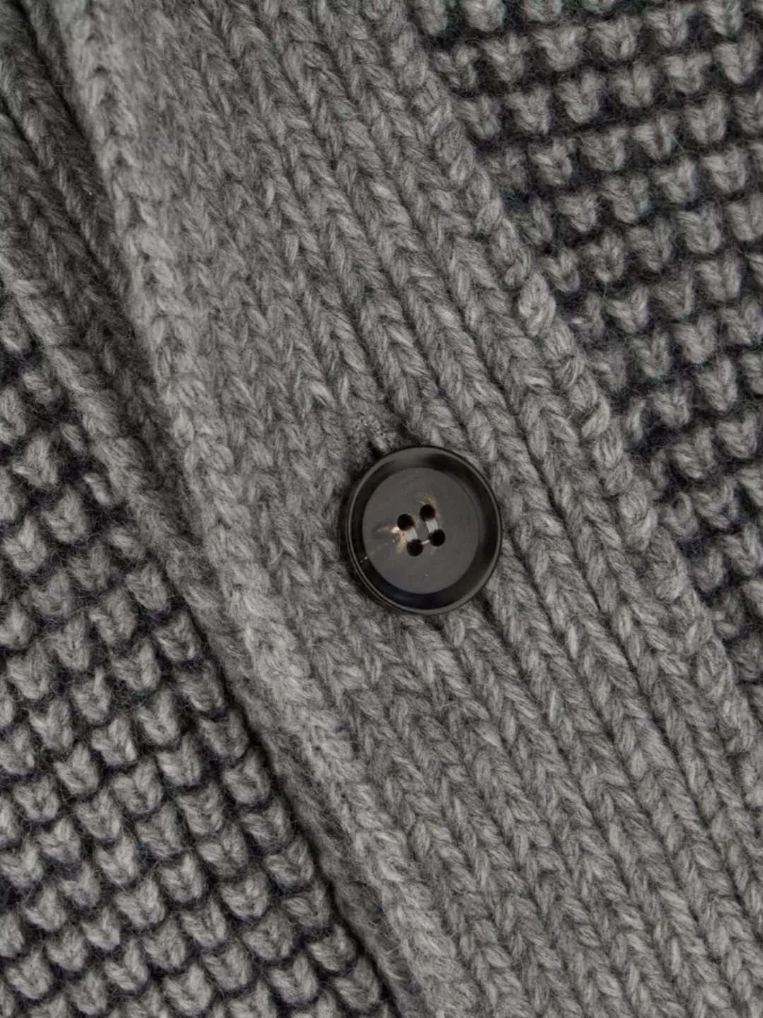 Zegna Cashmere Blend Cardigan Shawl Collar