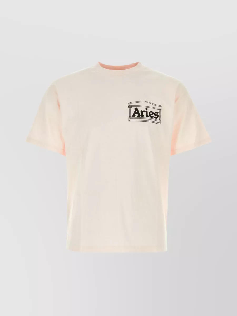ARIES COTTON TEMPLE GRAPHIC T-SHIRT