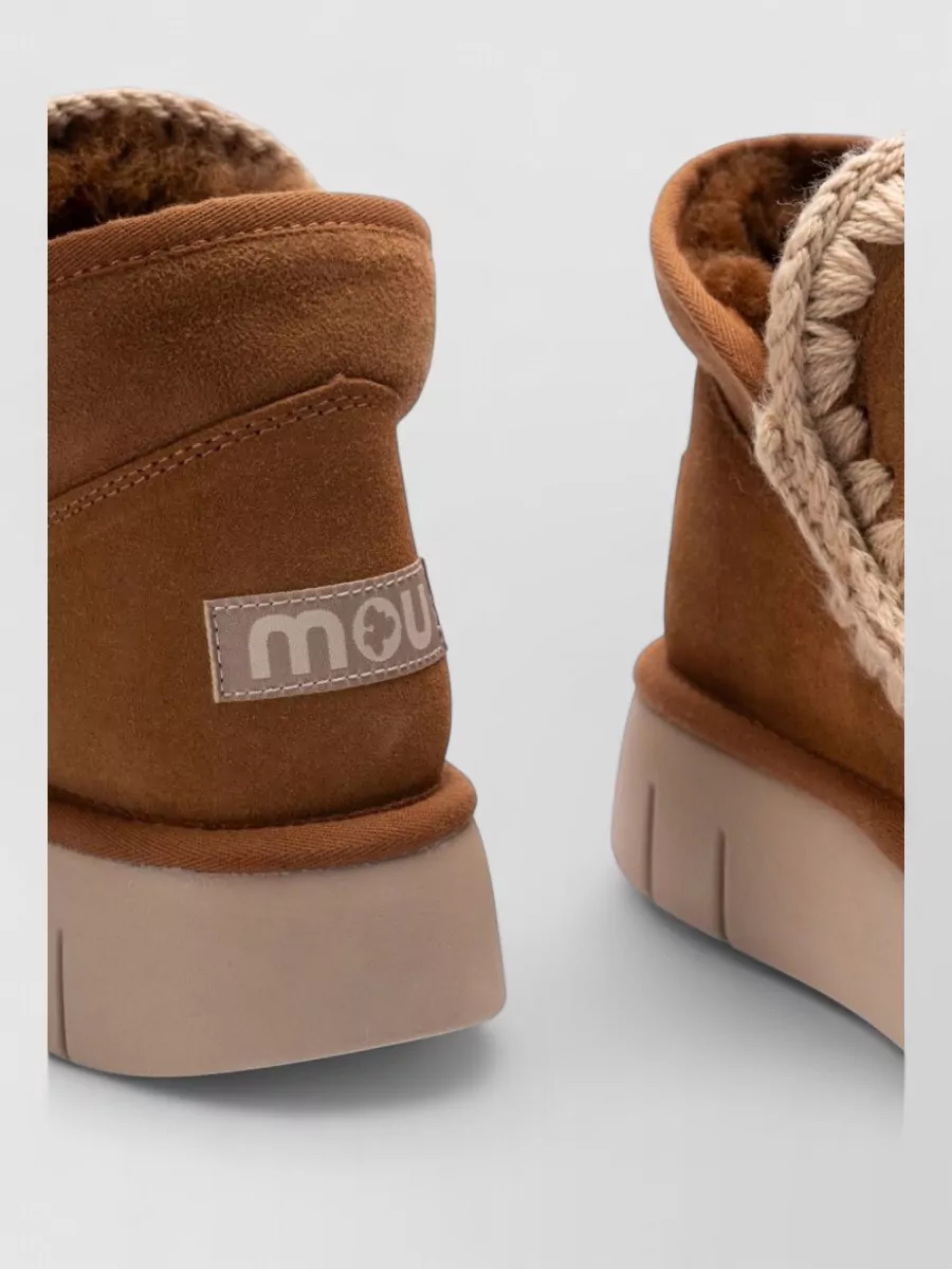 Mou Shearling Ankle-Length Slippers