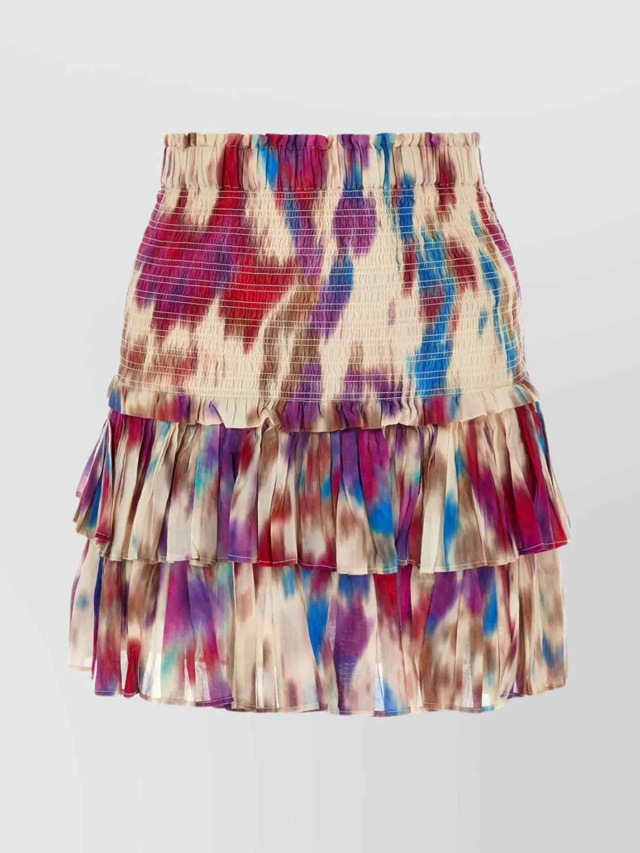 Shop Isabel Marant Étoile Elastic Waistband Naomi Cotton Skirt