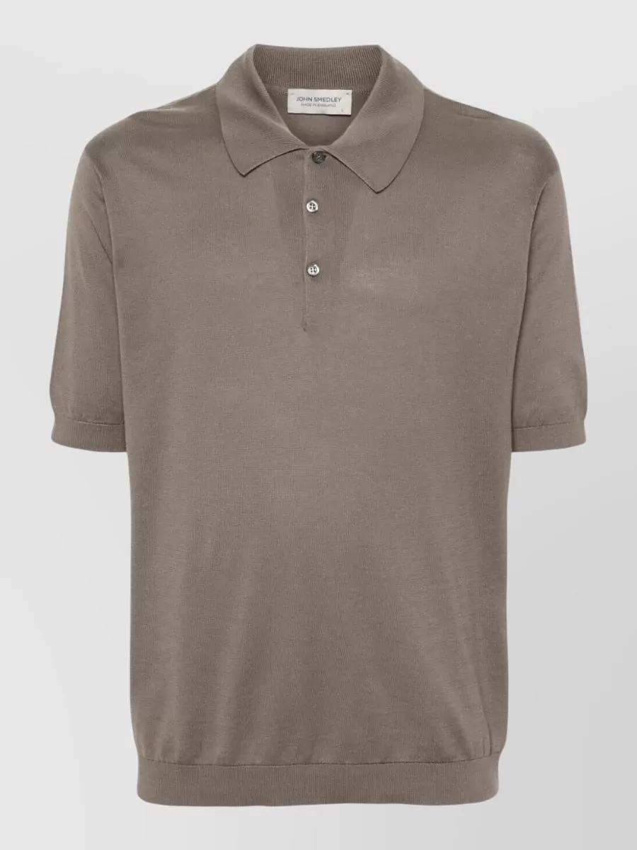 John Smedley Fine-Knit Polo Shirt