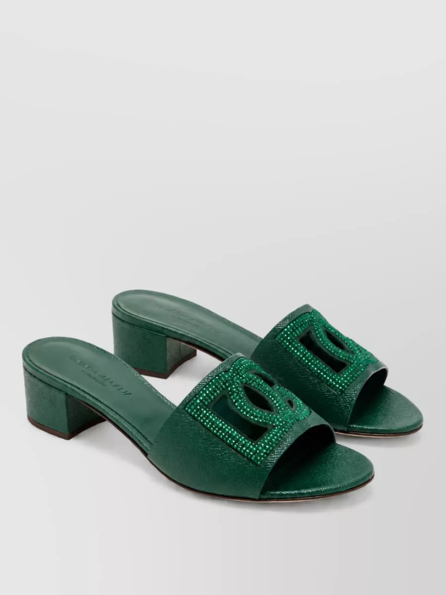 Dolce&Gabbana leather embellished mules