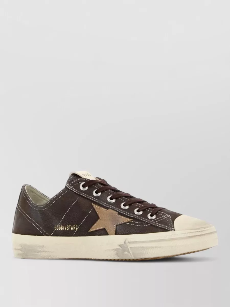 Golden Goose leather low-top sneakers