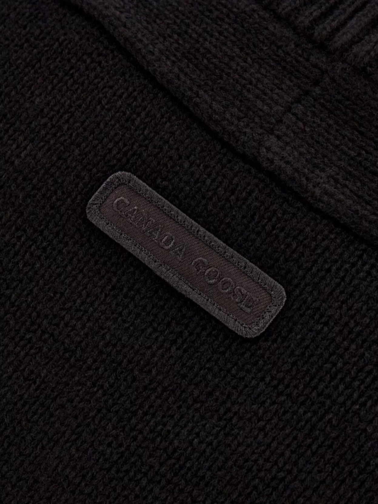 CANADA GOOSE OVERSIZE WOOL SWEATER WITH RIBBED CUFFS AND HEM 