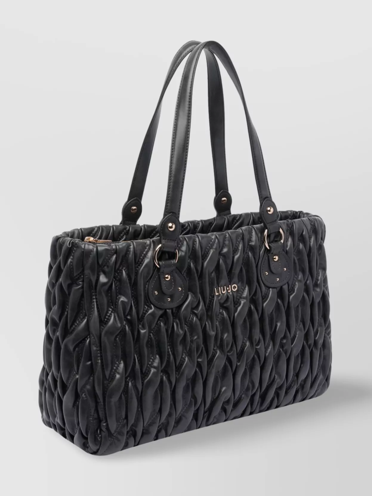 Liu •jo Quilted Texture Tote Bag With Shoulder Strap