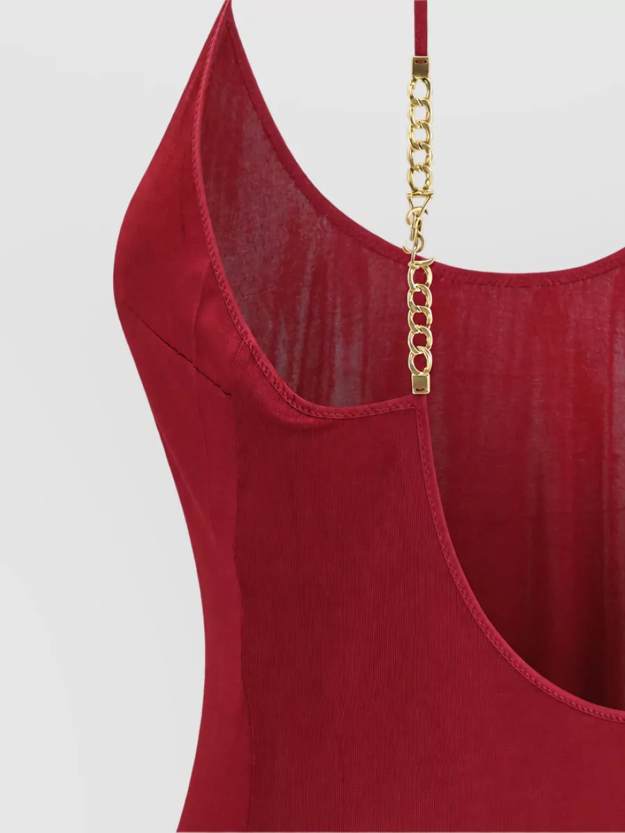 Saint Laurent Viscose Maxi Dress