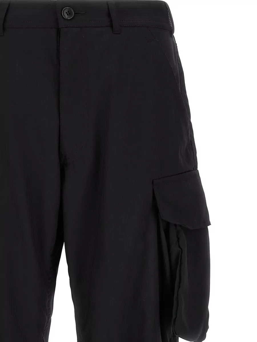 Comme Des Garçons Pinstriped Cargo Trousers