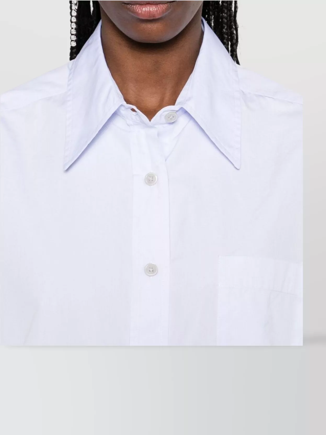 Our Legacy Collar Long Sleeves Pleat Detailing Chest Pocket