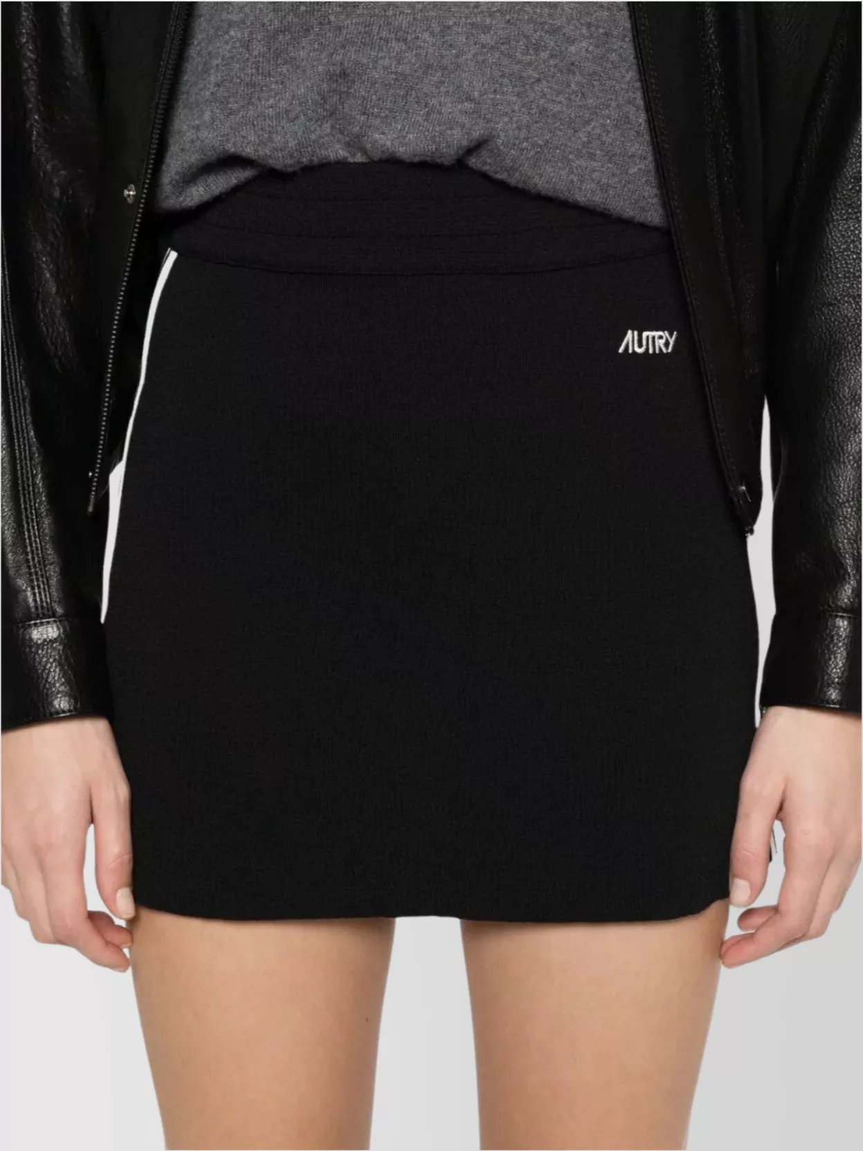 Autry Skirt With Bands On The Sides
