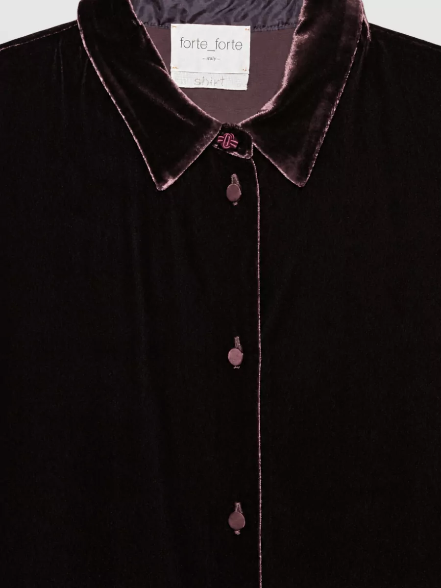 Forte Forte Velvet Long-Sleeve Shirt