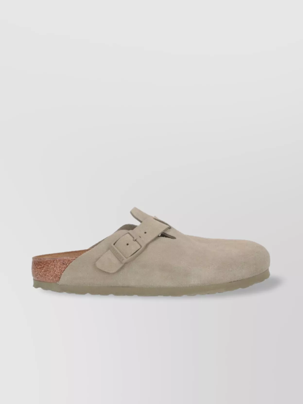 Birkenstock Buckle Cork Suede Mules