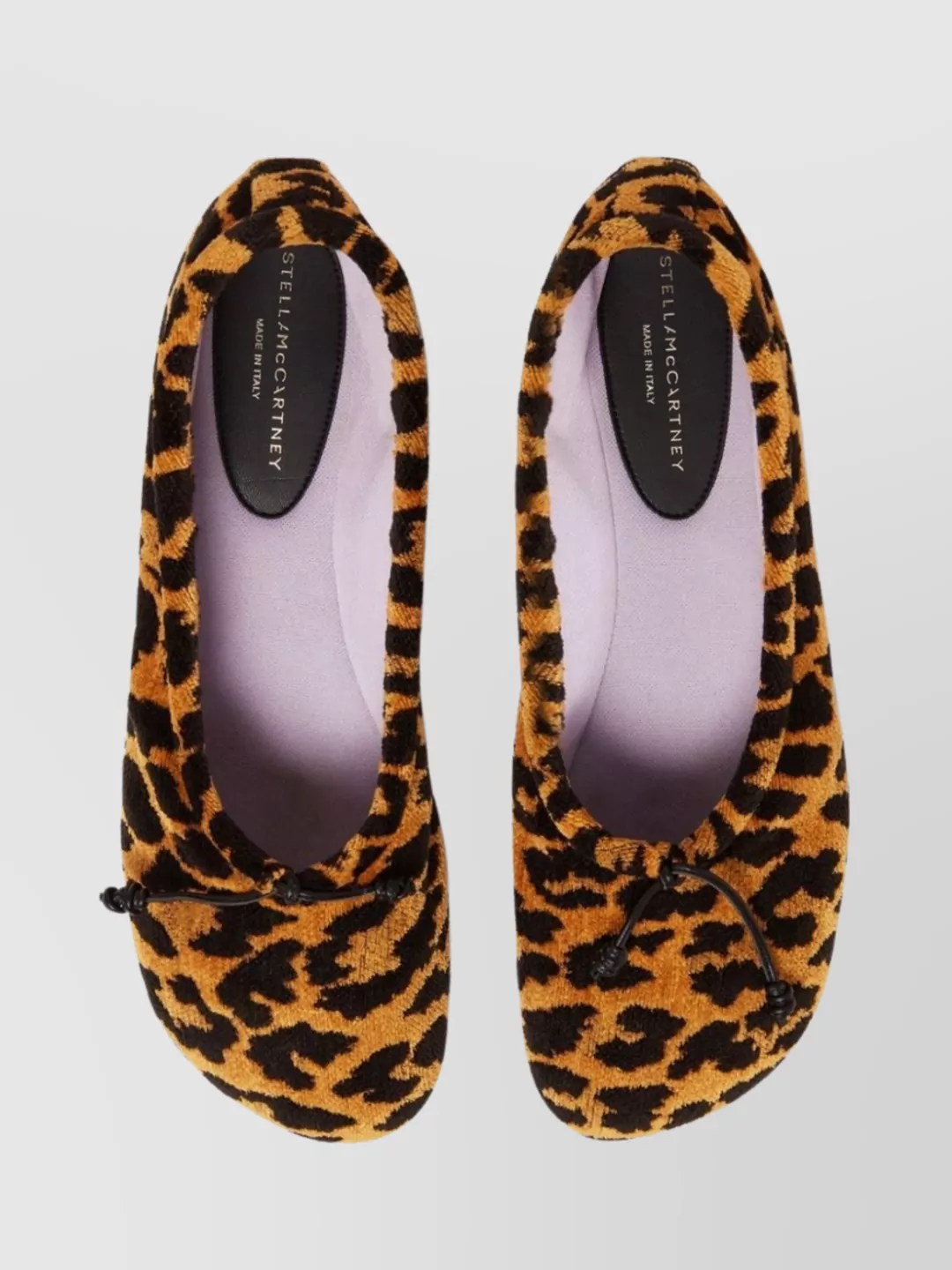 Stella Mccartney Ryder Leopard Print Ballet Flats