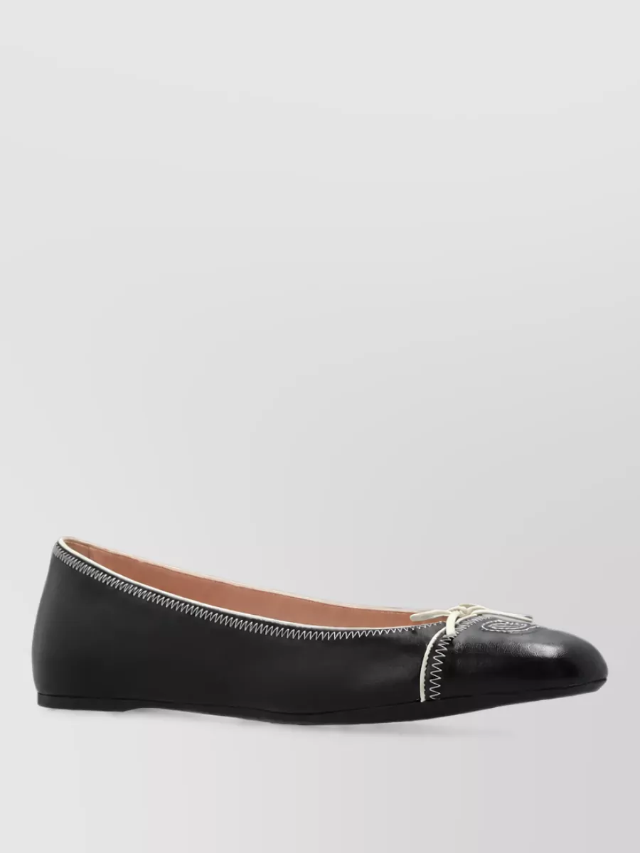 Valentino Garavani Leather Ballet Flats