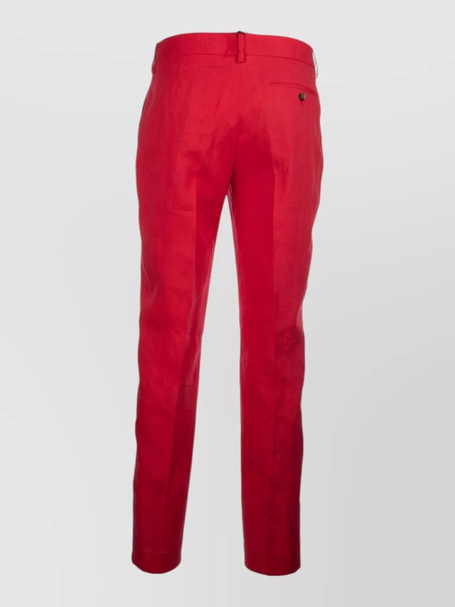 Paul Smith Linen Slim-Fit Trousers