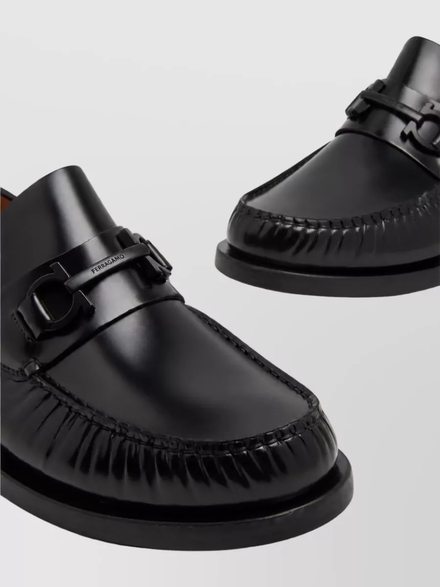 Ferragamo Leather Loafers