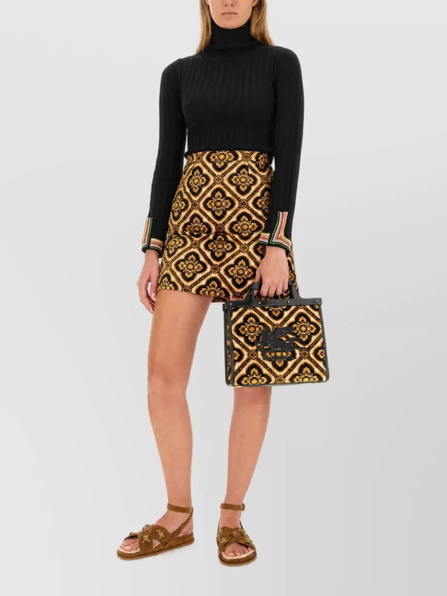 Etro Wool Turtleneck Sweatshirt