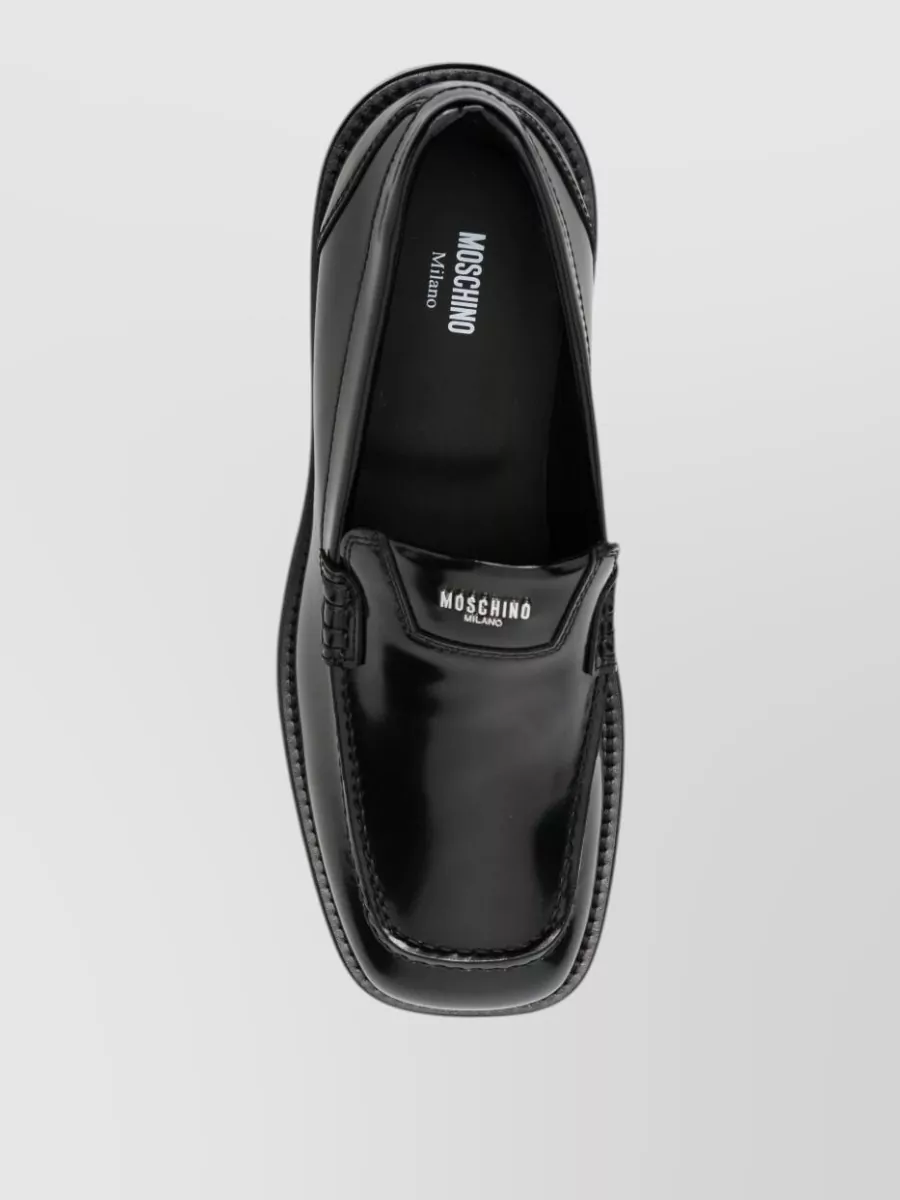 Moschino Leather Loafers