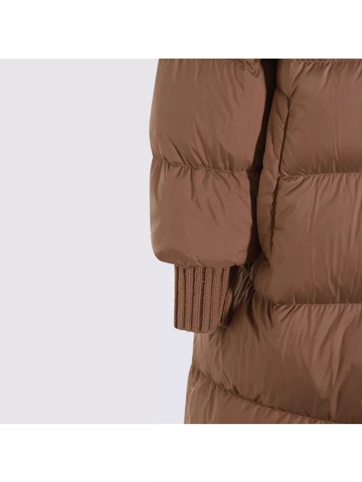 Fabiana Filippi Hooded Long Quilted Down Jacket