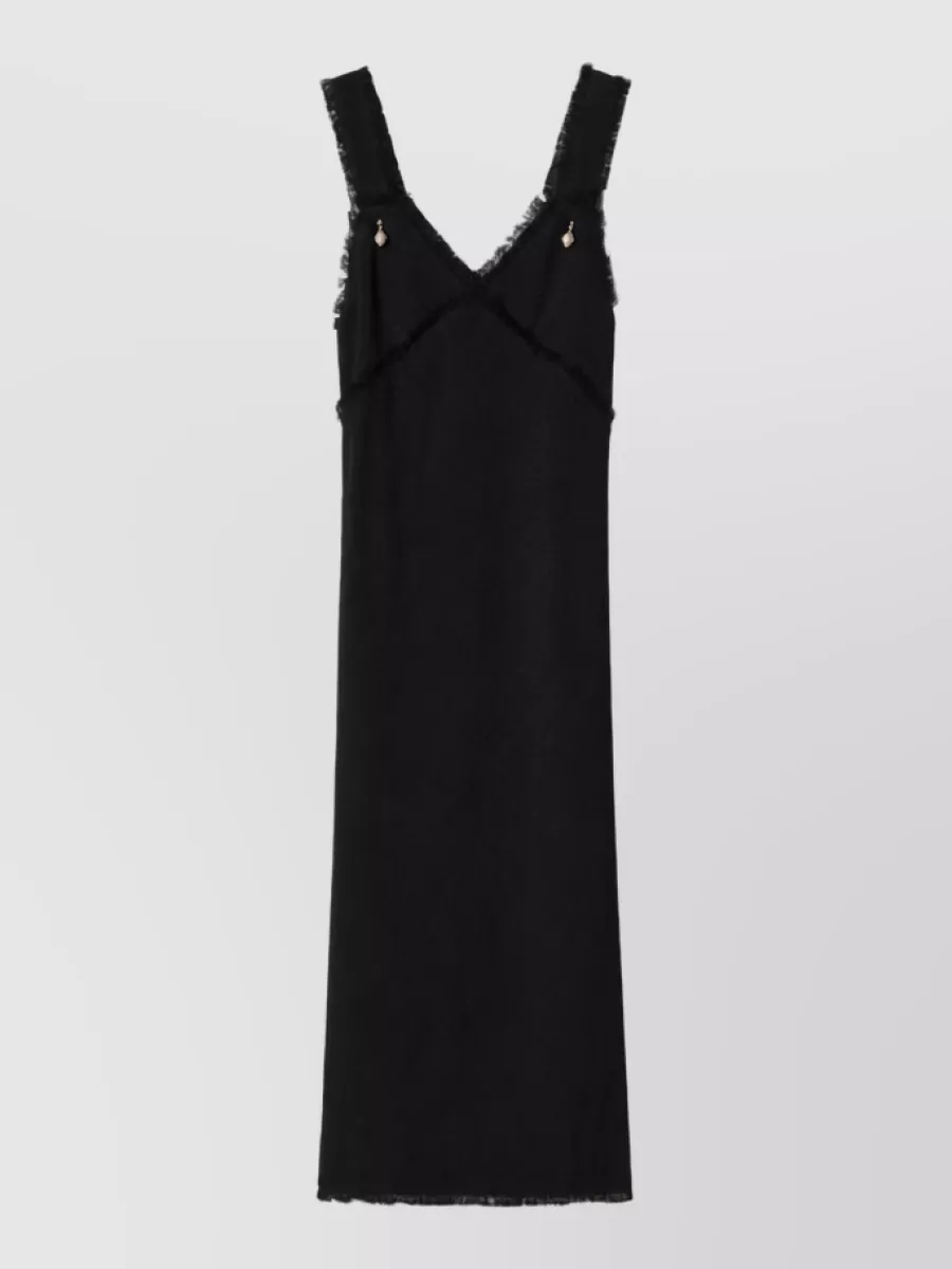 Totême Textured Slip Maxi Dress