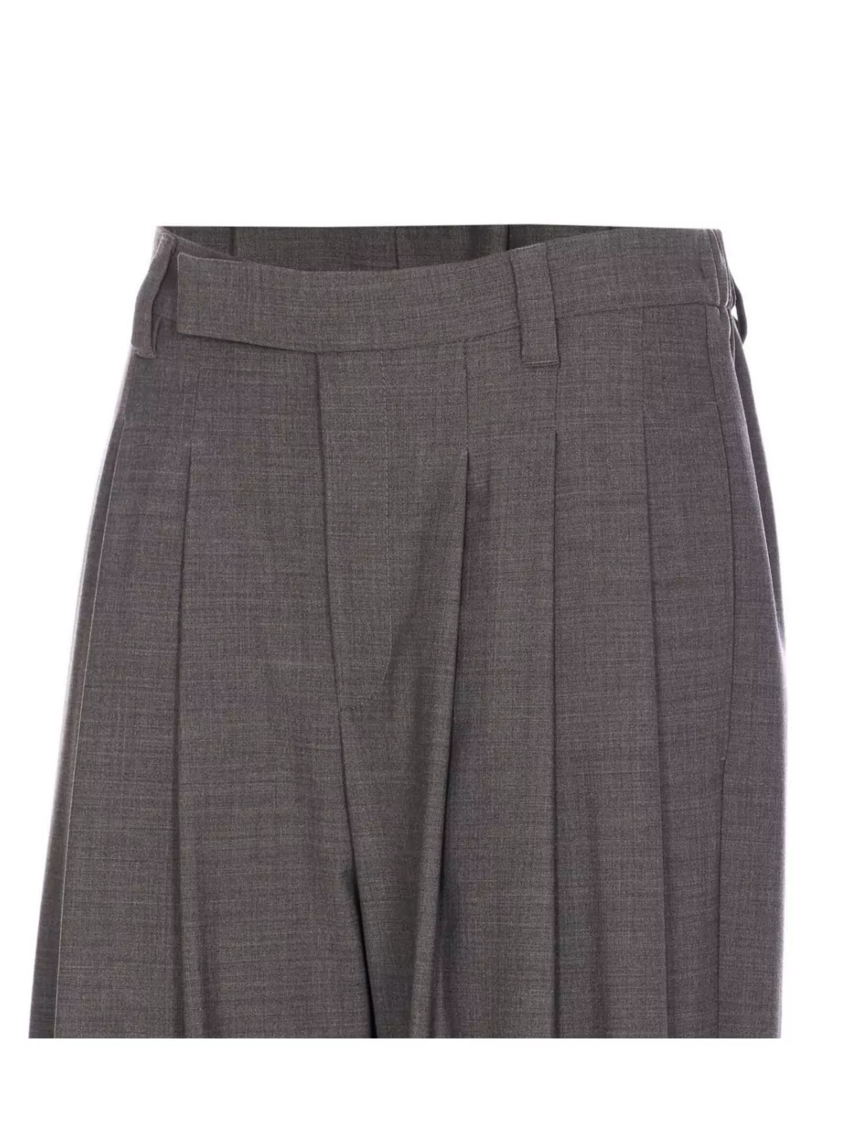 Brunello Cucinelli Pleated Trousers With Pockets And Belt Loops