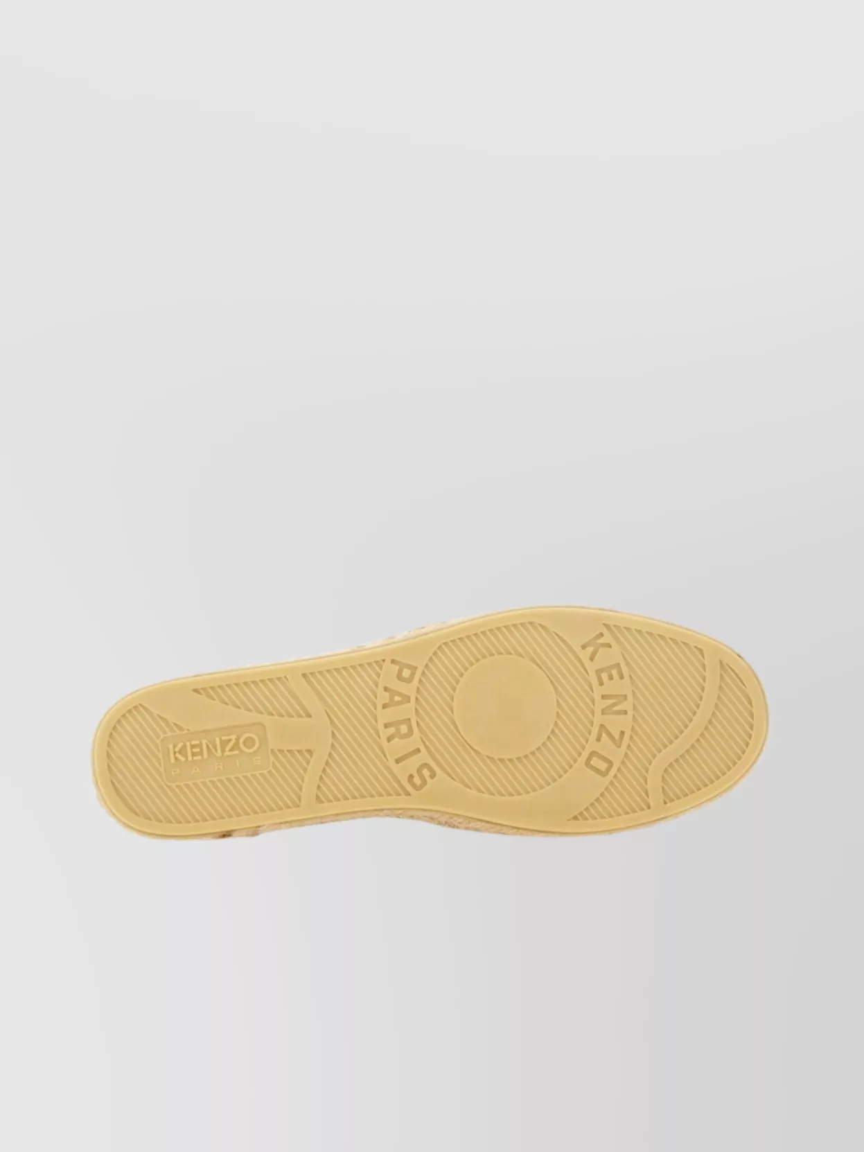 Kenzo Logo Embroidered Round Toe Espadrilles