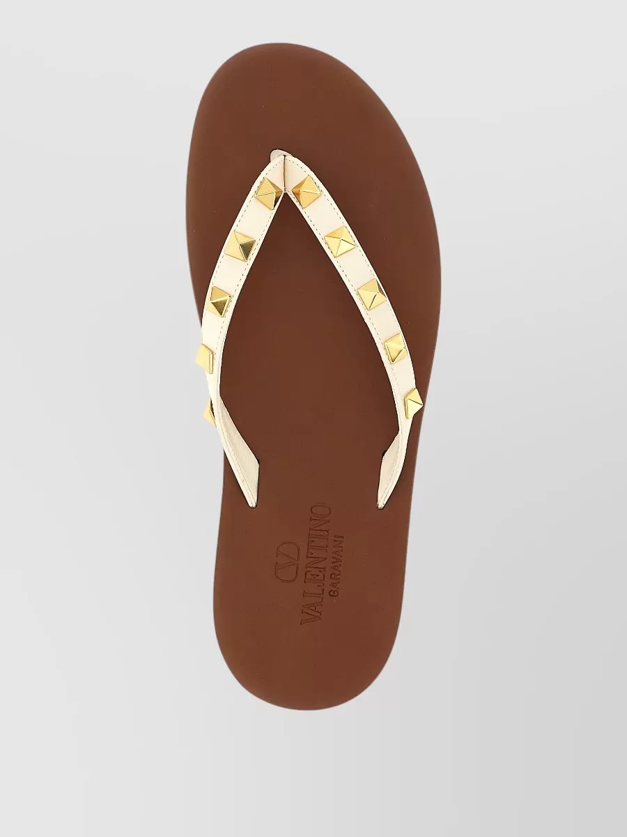 Valentino Garavani Leather Thong Sandals
