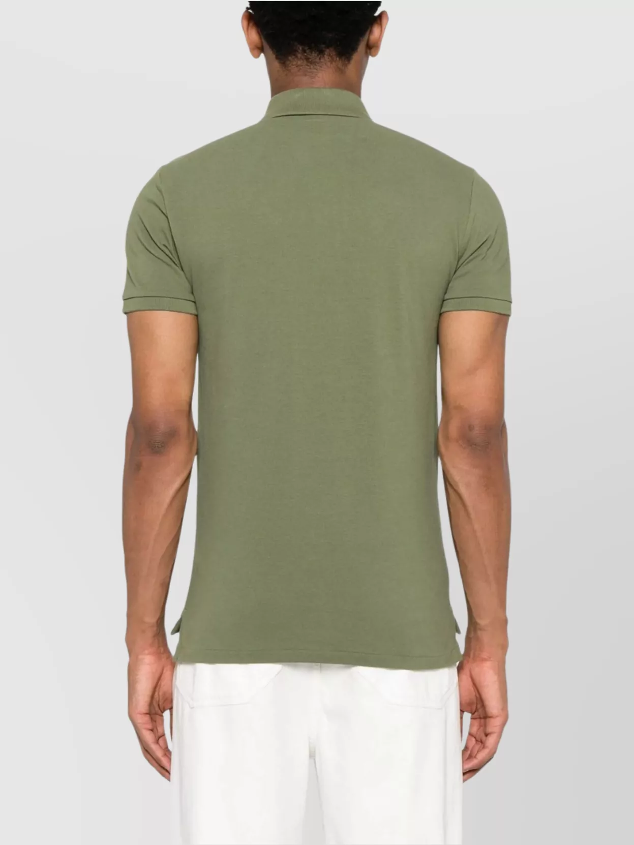 Ralph Lauren Short Sleeve Polo Shirt With Ribbed Cuffs