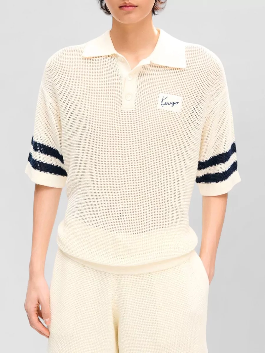 Kenzo Mesh Polo Shirt