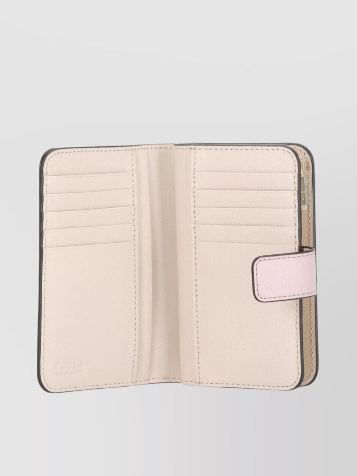 Furla Compact Pebbled Leather Wallet