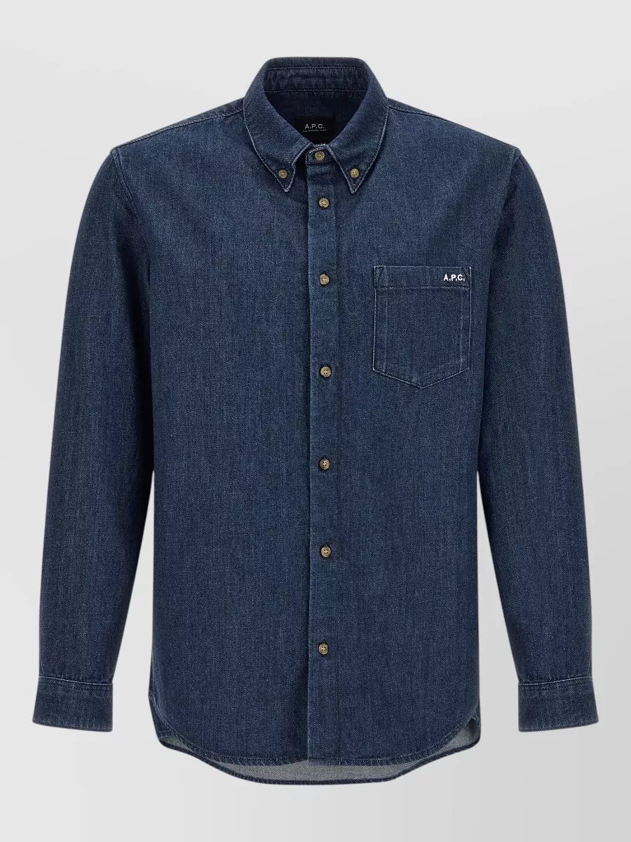 A.P.C. Denim button-down shirt