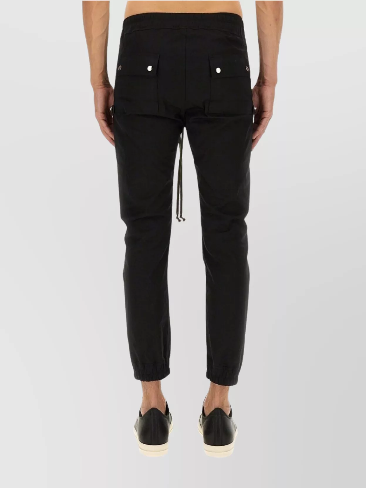 Rick Owens Utility Drawstring Pants Zipper Accents